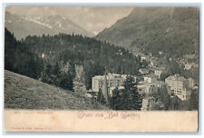 c1905 Greetings from Badgastein Salzburg Austria Vintage Posted Postcard picture