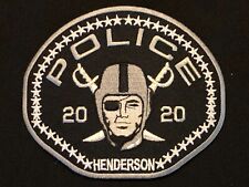 Las Vegas Raiders Police Patch - Henderson - HPD - collectors SWAT NFL Football picture