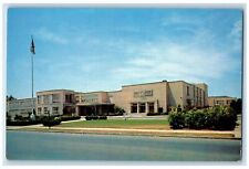 c1960's West End Junior High School Roadside Brockton Massachusetts MA Postcard picture