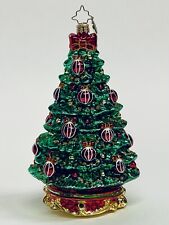 Marvelous Large Vintage Christopher Radko Christmas Tree For Christmas Ornaments picture