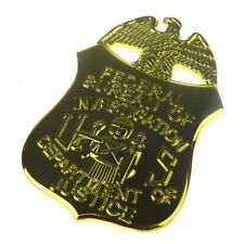 Novelty Collectable US FBI Department of Justice Badge Money Clip picture