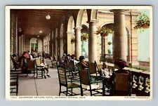 Colorado Springs CO-Colorado, Colonnade at Antlers Hotel, c1910 Vintage Postcard picture