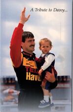 Vintage 1993 DAVEY ALLISON 28 Tribute Postcard / Competitive Motorsports NASCAR picture