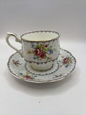 Vintage Royal Albert Petit Point Cup & Saucer Bone China England picture