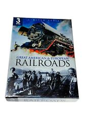 Great American European Railroads 3 DVDs Boxed Set Limited Series Booklet 2010  picture
