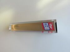 Vintage RARE Miller Clear Beer Four-Sided Acrylic Beer Tap Handle NEW picture