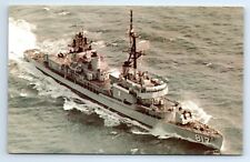 USS Corry (DD/DDR-817) was a Gearing-class Destroyer  Chrome Postcard c.1970 picture