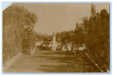 c1910 Monument View Up Stairs Gibraltar Antique Posted RPPC Photo Postcard picture