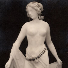 Antique 1915 RPPC Frine Statue Figurine PPIE Postcard Volterra Italy picture