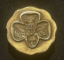 RARE HARD TO FIND Vintage 1927 GIRL SCOUT COMMITTEE /ASSOCIATE PIN-3 STARS picture