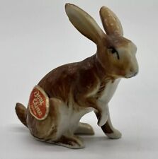 Vintage Japan Bone China Rabbit Figurine Bunny Cottontail Animal Miniature picture