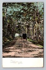 Gardner MA-Massachusetts, Besse Springs Road, Auto, Vintage c1906 Postcard picture