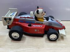 1988 Vintage Disney MASUDAYA MICKEY MOUSE PULL BACK FRICTION RACE CAR JAPAN Rare picture