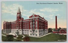 Postcard Seattle Washington New Providence Hospital Posted 1914 picture