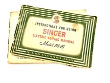 Vintage 1950’s Singer Model 66-16 Sewing Machine Instruction Manual picture