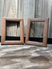VTG Beveled Wooden Wood Picture Frame Macthing Pair 5x7 Small Plein Aire picture