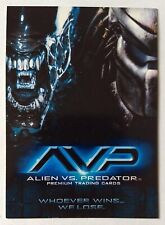 AVP, ALIEN vs PREDATOR PROMO CARD #P-1, 2004 INKWORKS picture