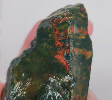 Bloodstone Heliotrope 10oz OLD STOCK Lapidary Rough - Stunning Colorful Material picture