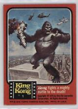 1976 Topps King Kong Kong fights a mighty battle to the death #1 0f9x picture