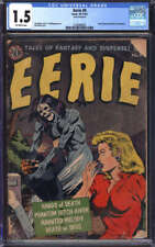 EERIE #9 CGC 1.5 OW PAGES // PRE CODE HORROR AVON COMICS 1952 picture