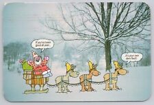 Postcard If you've been good all year it's your own Darn Fault Humor Christmas picture