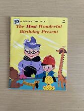 Vintage Softcover Book A Golden Tiny Tale: The Most Wonderful Birthday Present picture