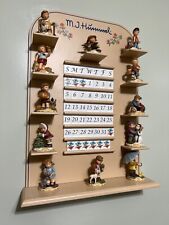 MJ Hummel Calendar Figurines Display Wall Shelf All 12 Figurines picture