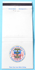 THE ARMY AND NAVY CLUB MATCHBOOK COVER * WASHINGTON, D.C. picture
