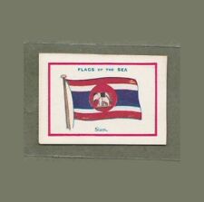 SIAM Thailand OLD Trade- Cigarette card VERY RARE Siamese Flag *** Must see #011 picture