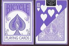1 DECK Bicycle Fashion purple reverse-face playing cards   picture