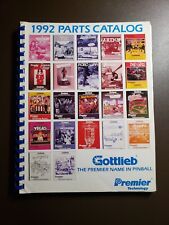 Gottlieb Pinball Parts Catalog Manual 1992 picture