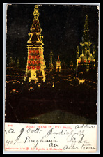 Vintage Postcards c1907 Night Scene in Luna Park Undivided Hamlin and Moskowitz picture