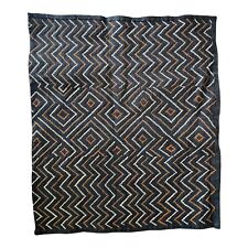Genuine Kuba Cloth African Textile Tapestry | Congo DRC Raffia Cloth Fabric picture