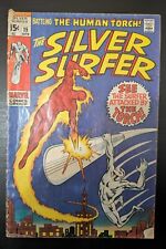 Silver Surfer #15, 1970 Bronze Age, Minor Key: Human Torch Battles Silver Surfer picture