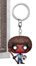 Funko Pocket POP Marvel Bob Ross Deadpool Keychain picture
