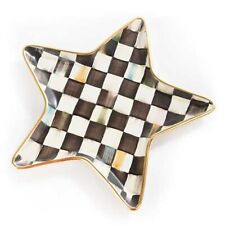 Brand New MacKenzie Childs Courtly Check Star Plate picture