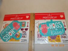New lot 2 Hallmark Spread the Love kits clings, tuckables, hanger, 15 pieces 💕 picture