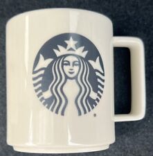 Starbucks 2015 14oz Ceramic Coffee Mug w/ Siren Logo & Square Handle picture