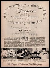 1962 Longines International Institute Of Timing Wittnauer Watch Company Print Ad picture