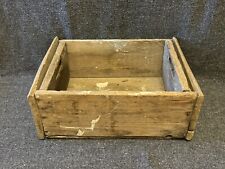 Vintage Wooden Box Crate, Rustic Farmhouse picture