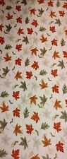 Vintage Fall Leaves Thanksgiving 101 x 59 in Large Family Gathering Tablecloth picture