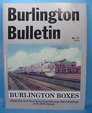 BURLINGTON BULLETIN  NO. 37 BURLINGTON BOXES AUGUST 2000 picture