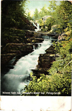 Winona Falls near Delaware Water Gap PA Divided Postcard 1911 picture