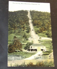 ROANOKE VA INCLINE RAILWAY MILL MOUNTAIN VINTAGE POSTCARD-Posted picture