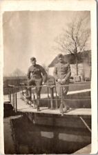 RPPC Postcard Army Soldiers See the Sights while on R&R c.1918-1936       13017 picture