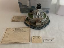 Vintage Harbour Lights #616 Rose Island Lighthouse Rhode Island 1998 W/Box picture