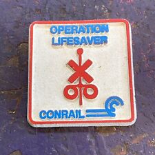Vintage Conrail Operation Lifesaver Collectible Railroad Magnet picture