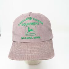 John Deere Corduroy Snapback Hat - Pink Cap Lakeland Power Equipment Willmar, MN picture