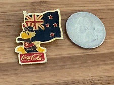 Coca Cola Pin “New Zealand” 1984 Olympics International Flag Pin Series Los Ange picture