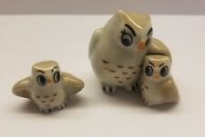 Vintage Wade Set of Three Happy Families Owls picture